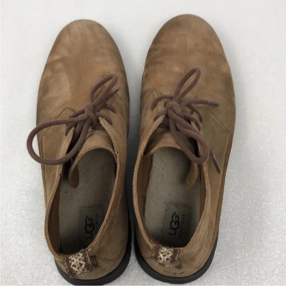 UGG Boots Freamon Chukka Chestnut Suede Ankle Men’s Size 11